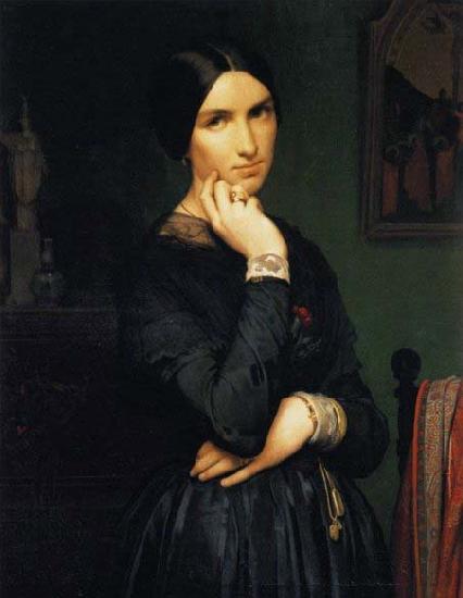 Hippolyte Flandrin Portrait of Madame Flandrin oil painting image